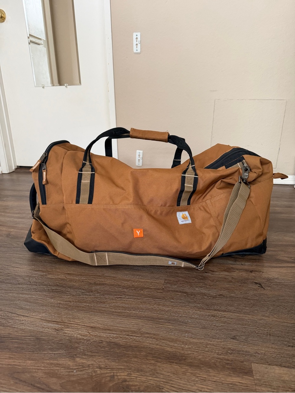 Carhartt Brown 120L Foundry Series Duffel (YC Logo)